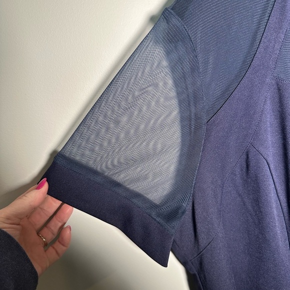 Agnes Orinda Navy Top New With Tags - Picture 8 of 8